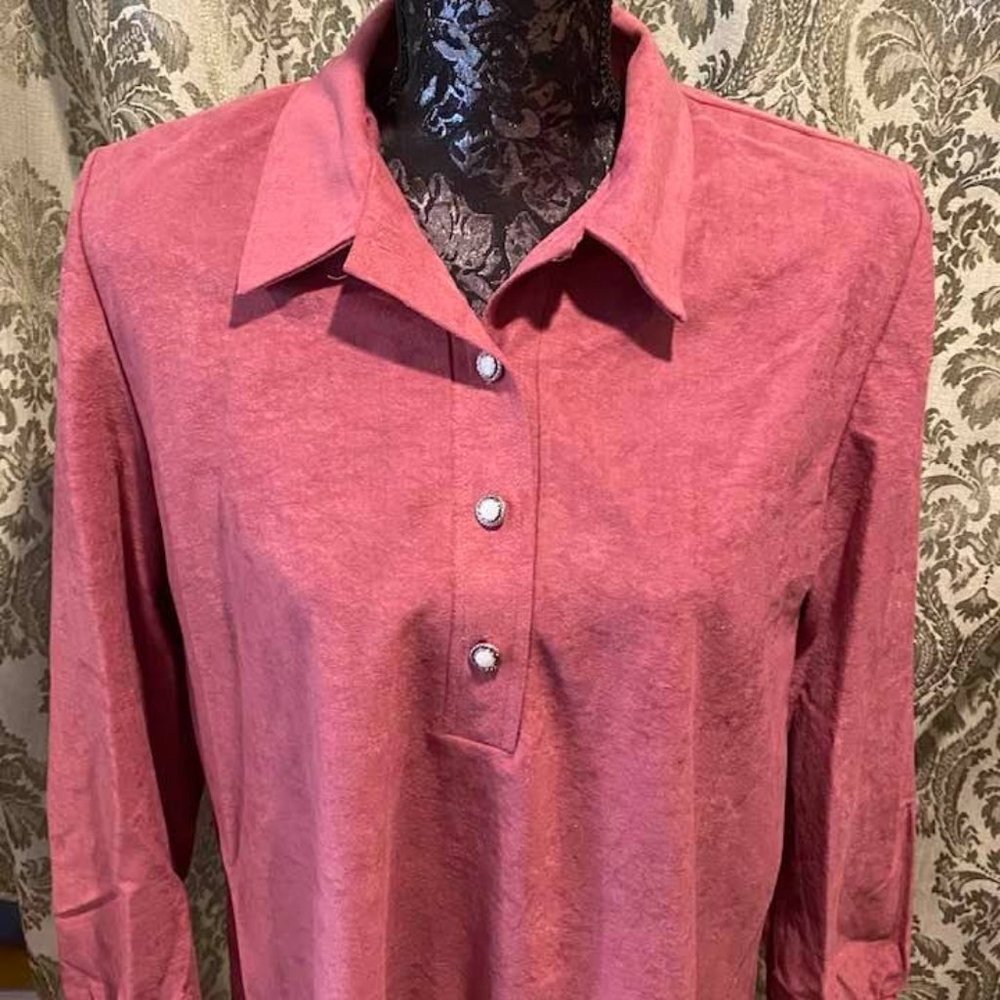 Nancy II Burgundy Nightshirt / Robe, M